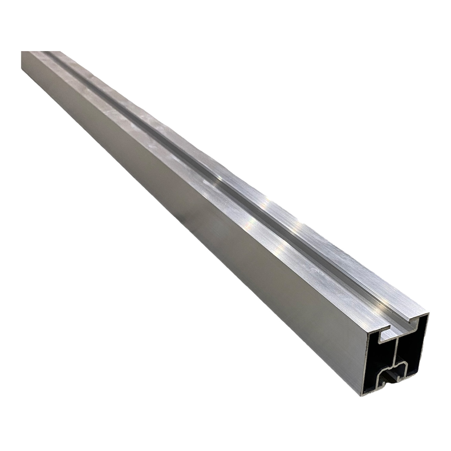 Estructuras - riel de montaje F806 - 40x40 - 3300 mm - tornillo tipo martillo - ranura deslizante