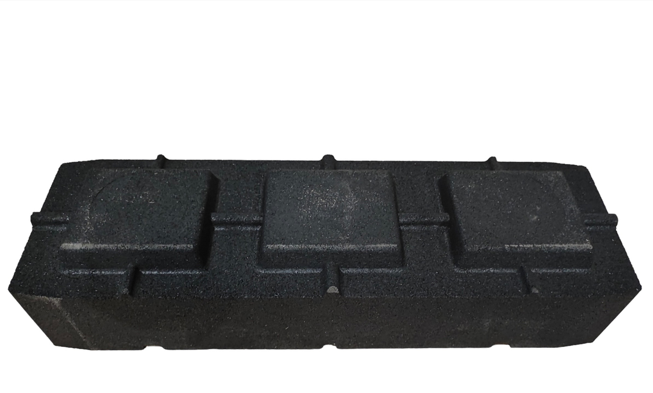 Folding rubber bracket bottom 600x100x190mm Raiser(NP-R)